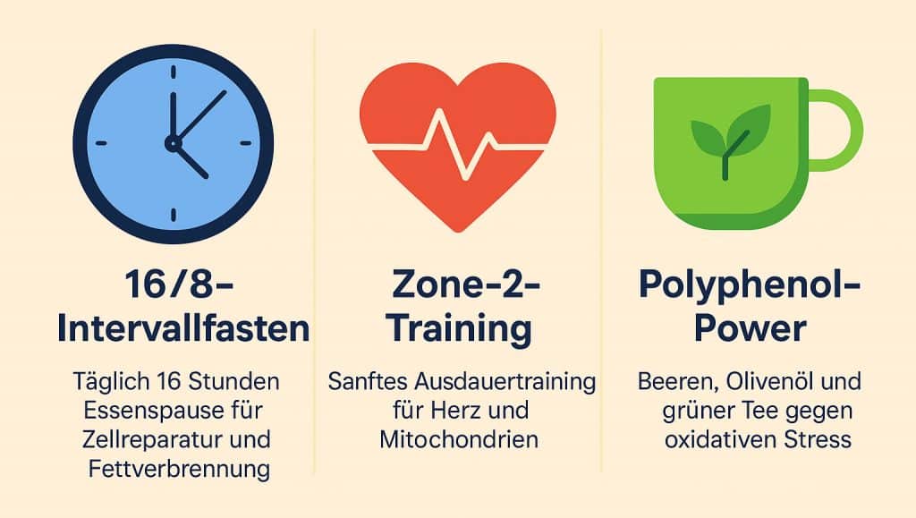Longevity Hacks fuer deinen Alltag
