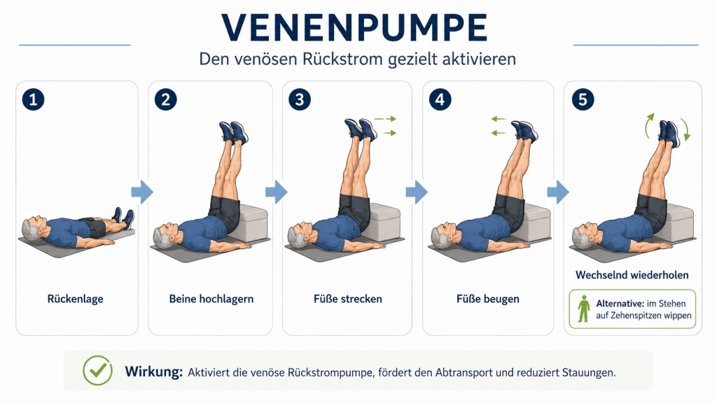 Blutgefäß-Training nach Toshiro Iketani – Das vergessene Gefäßsystem aktivieren und jung bleiben 7 Venenpumpe