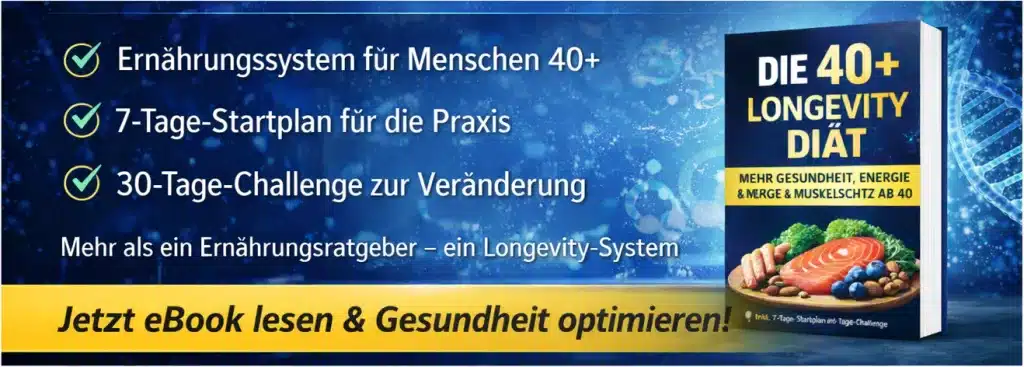 Biohacking für die Herzgesundheit: So stärkst du Herz und Gefäße 3 Banner Blog – Die 40+ Longevity Diät